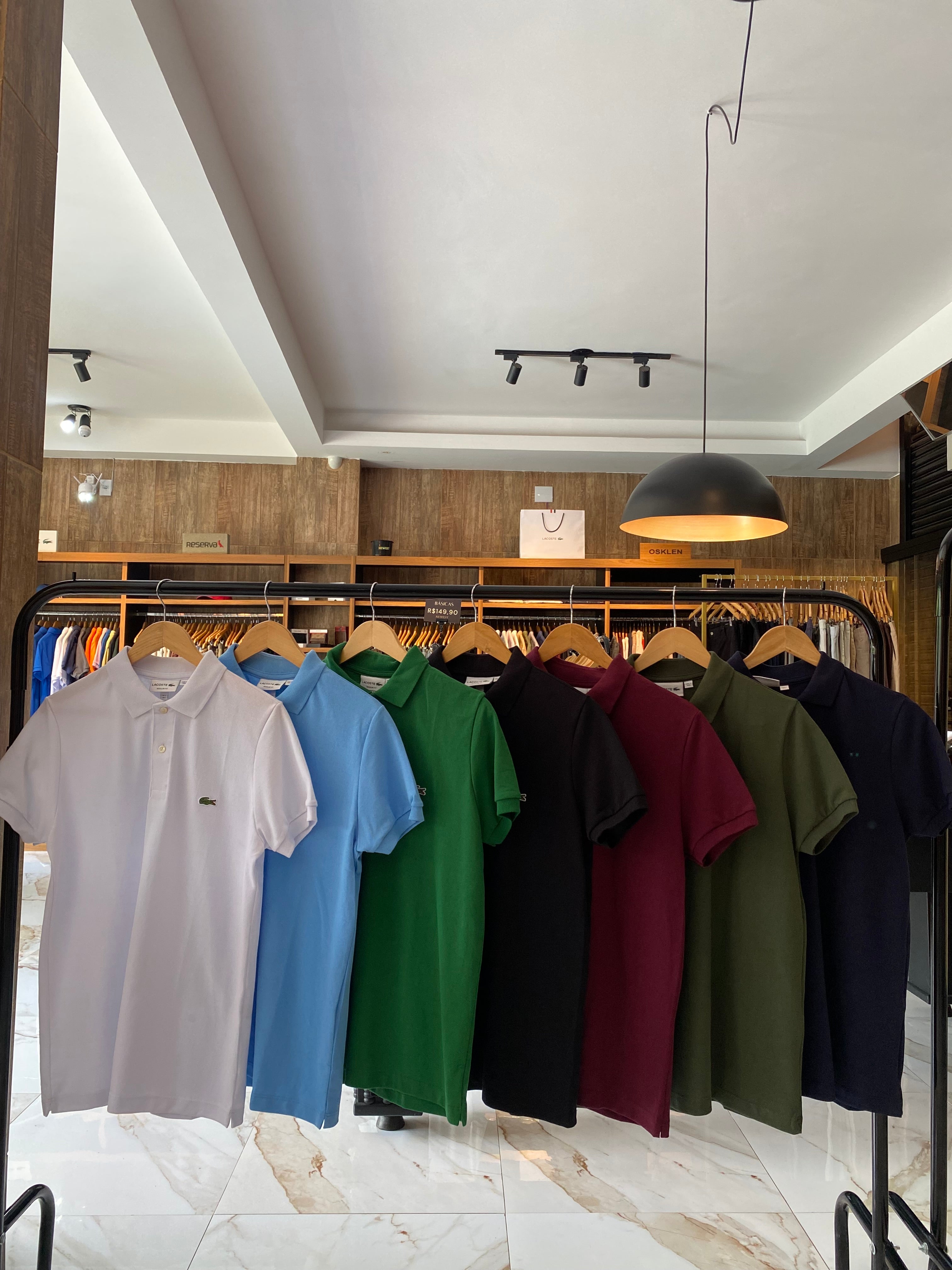 Kit 3 Camisas Gola Polo Lacoste Petit Piquet