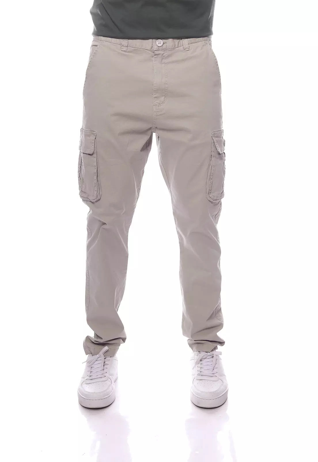 Calça Cargo Color Masculina Crocker - CINZA / REF 49446