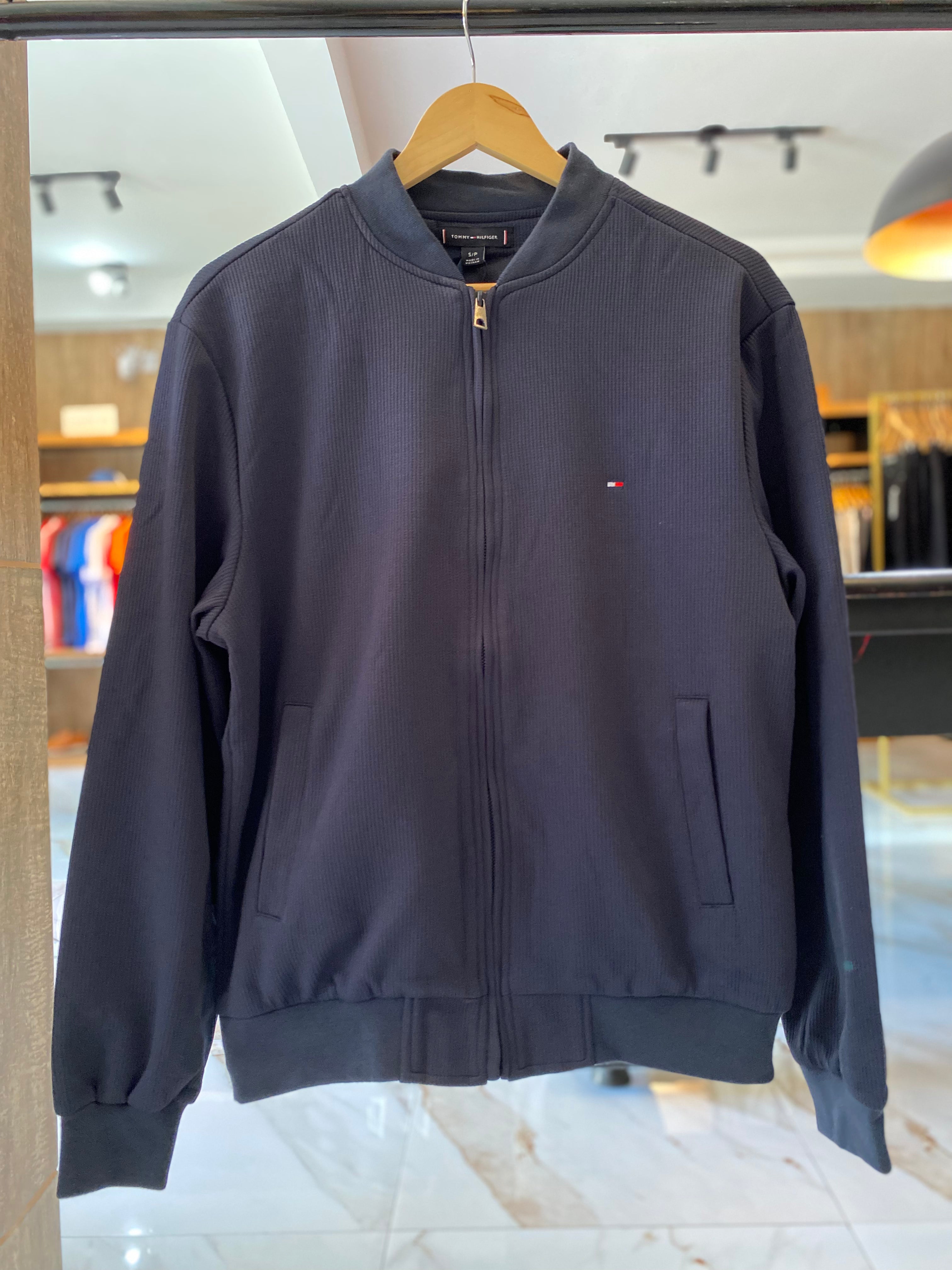 Jaqueta Toalhada TH - Azul Marinho