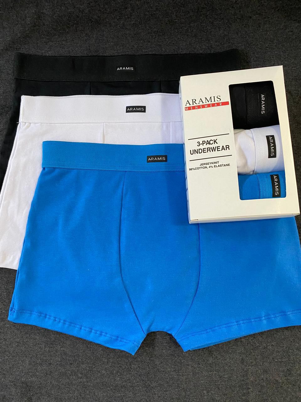 Kit com 3 cuecas Aramis