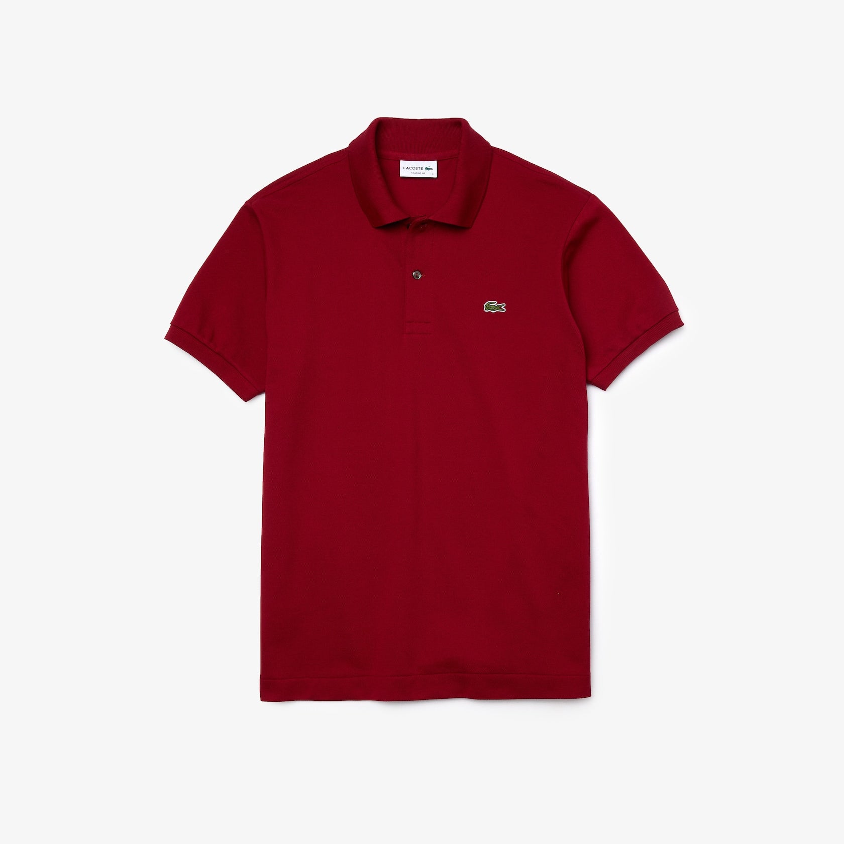 Camisa Gola Polo Lacoste Classic Fit Marsala