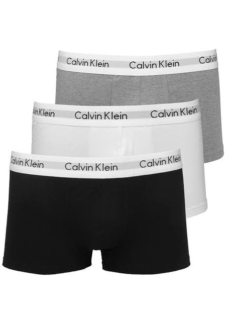 KIT 3 Cuecas Calvin Klein Underwear Low Rise Trunk
