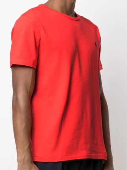 Camiseta Ralph Lauren Masculina Custom Fit - Vermelha