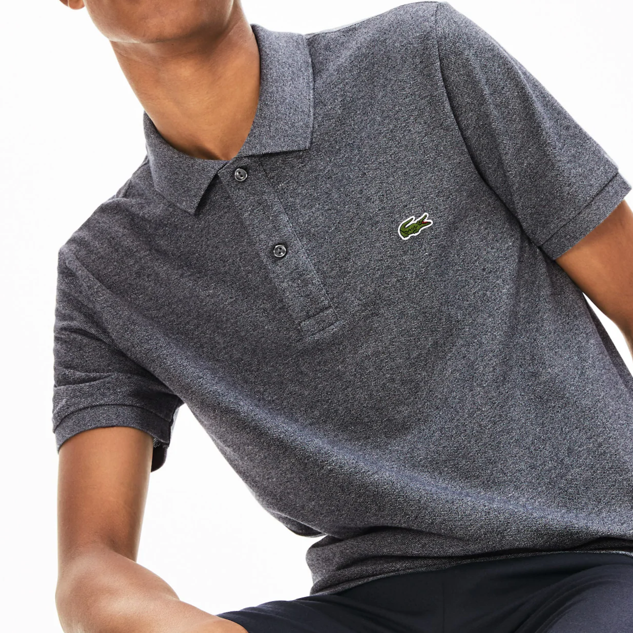 Camisa Gola Polo Lacoste Classic Fit Cinza - Main Image