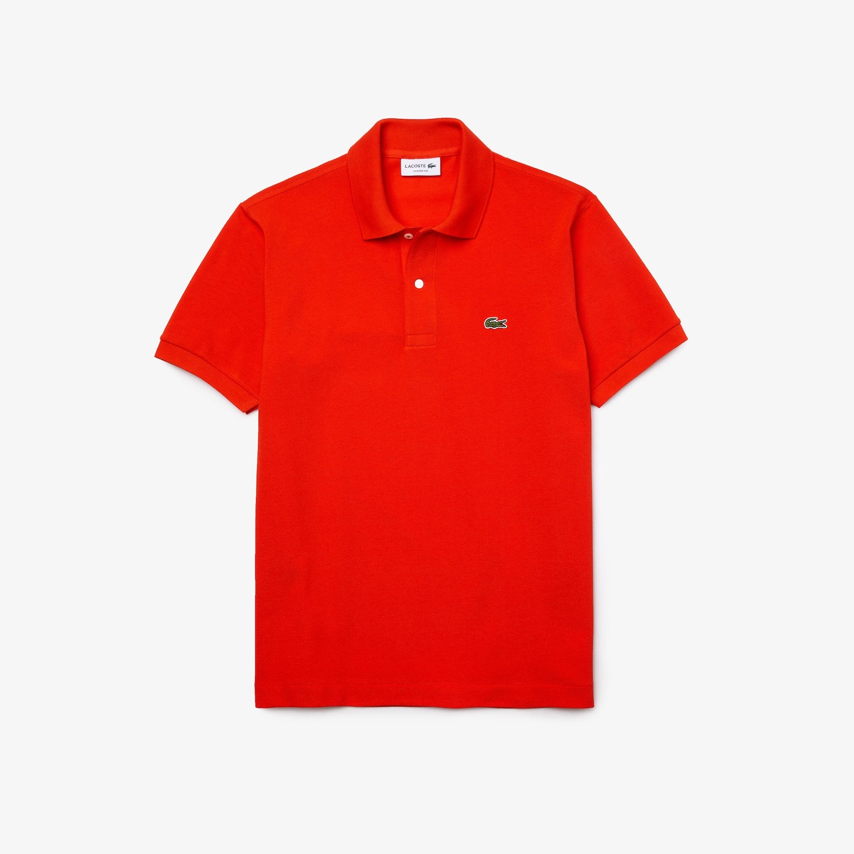 Camisa Gola Polo Lacoste Regular Fit Vermelha