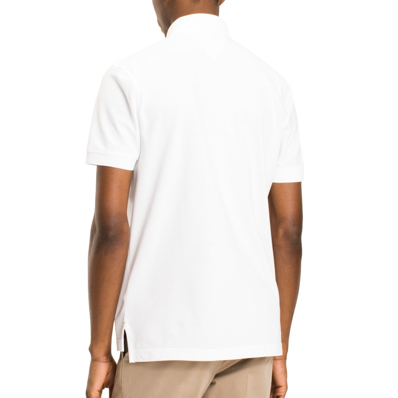 Camisa Gola Polo Tommy Hilfiger Masculina Coupe Sur Ivy - Branca