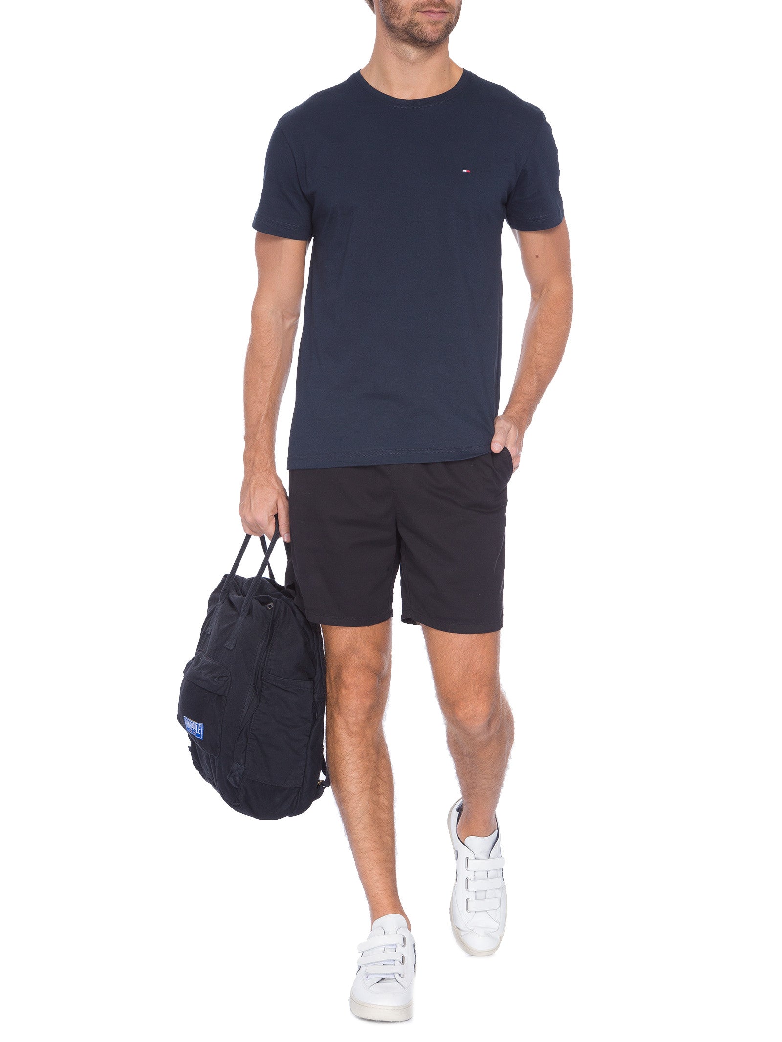 Camiseta Tommy Hilfiger Masculina Classic Nape Azul Marinho