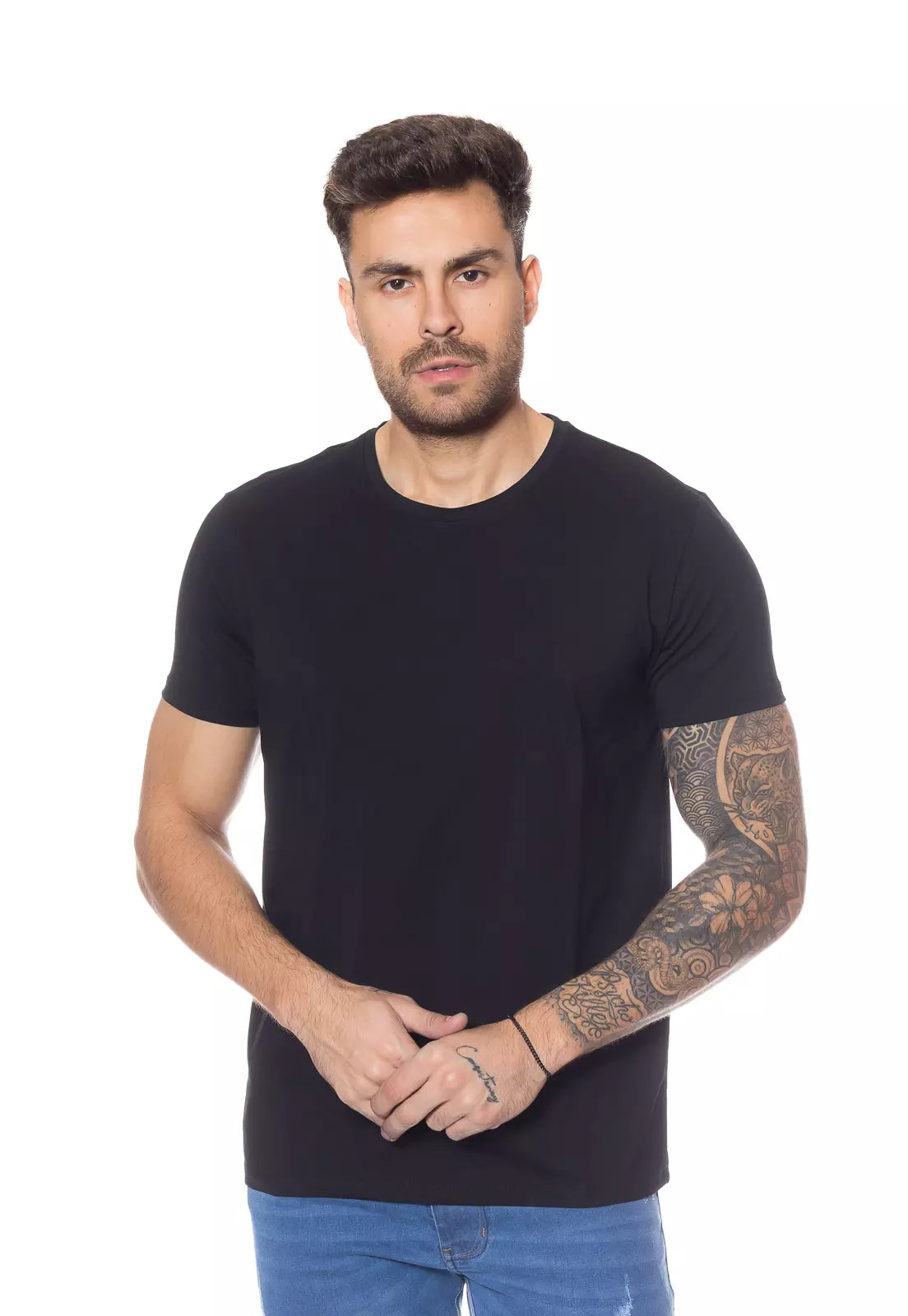 CAMISETA MASCULINA - PRETA | 49196 / 48904.