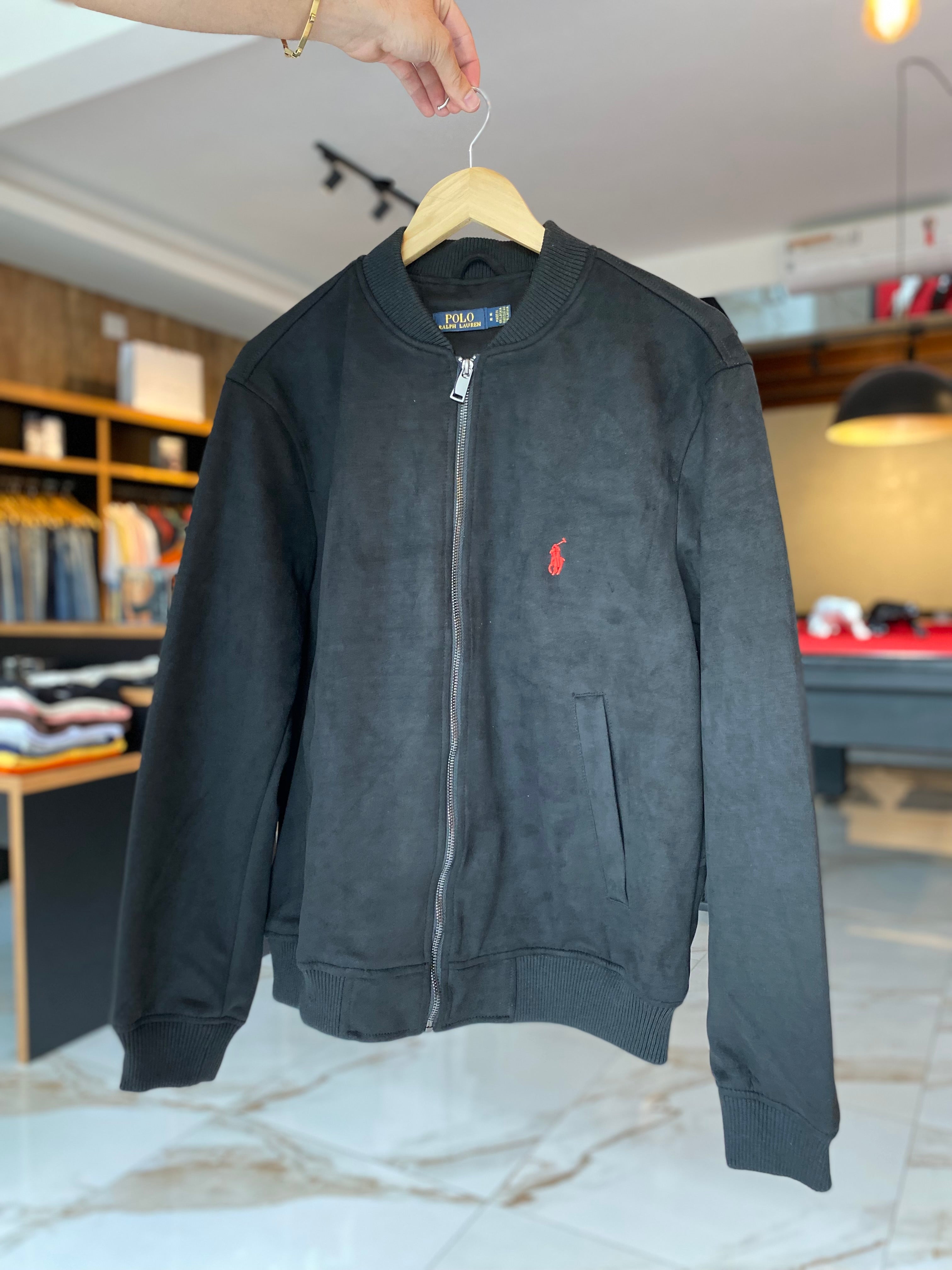 Jaqueta Suede Ralph Lauren
