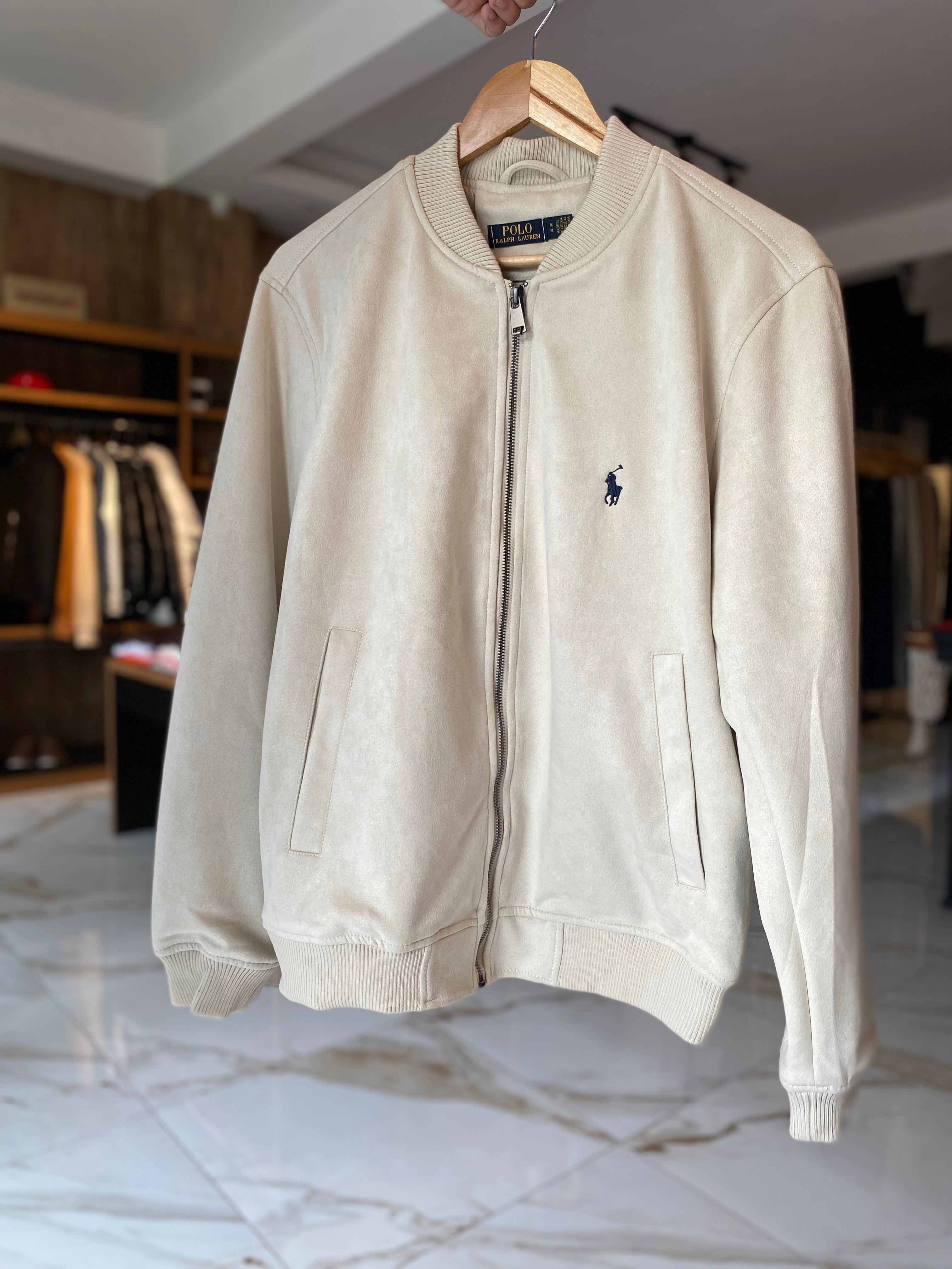Jaqueta Suede Ralph Lauren