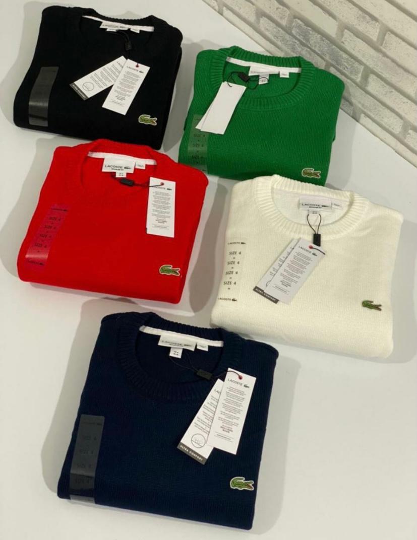 Kit com 2 Suéteres Lacoste Regular Fit
